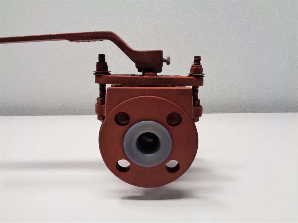 ChemValve 1" 150# PFA Lined Plug Valve #790-150